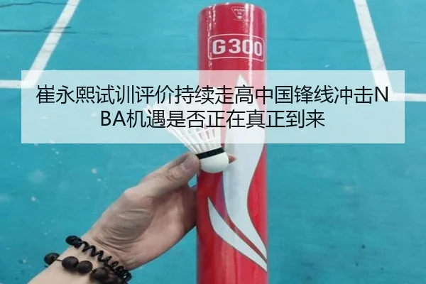 崔永熙试训评价持续走高中国锋线冲击NBA机遇是否正在真正到来